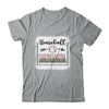 Baseball Mom Baseball Mama Bleached Funny Letter Print Shirt & Tank Top | siriusteestore