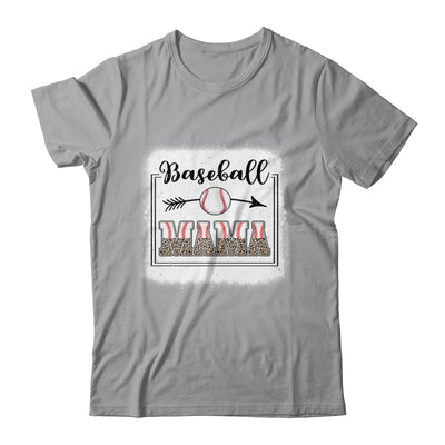Baseball Mom Baseball Mama Bleached Funny Letter Print Shirt & Tank Top | siriusteestore