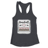 Baseball Mom Baseball Mama Bleached Funny Letter Print Shirt & Tank Top | siriusteestore