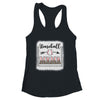 Baseball Mom Baseball Mama Bleached Funny Letter Print Shirt & Tank Top | siriusteestore