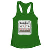 Baseball Mom Baseball Mama Bleached Funny Letter Print Shirt & Tank Top | siriusteestore