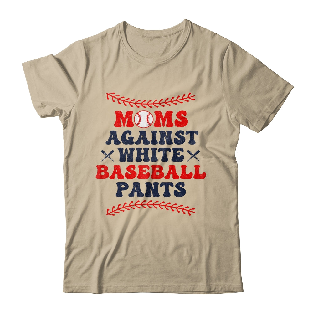 Baseball Mom Funny Moms Against White Baseball Pants Shirt & Tank Top | siriusteestore