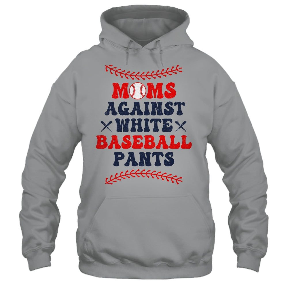 Baseball Mom Funny Moms Against White Baseball Pants Shirt & Tank Top | siriusteestore