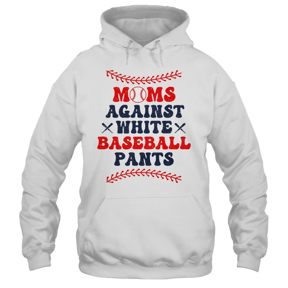 Baseball Mom Funny Moms Against White Baseball Pants Shirt & Tank Top | siriusteestore