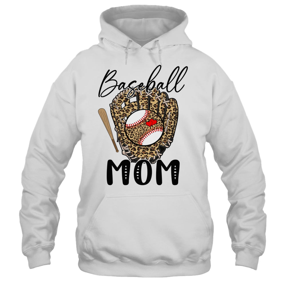 Baseball Mom Leopard Game Day Women Lover Mothers Day Shirt & Tank Top | siriusteestore