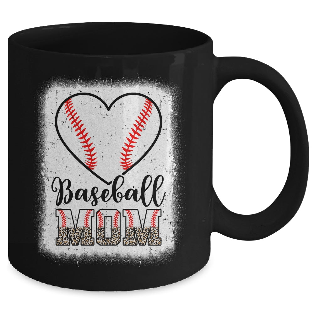 Baseball Mom Leopard Mothers Day Mom Mug | siriusteestore
