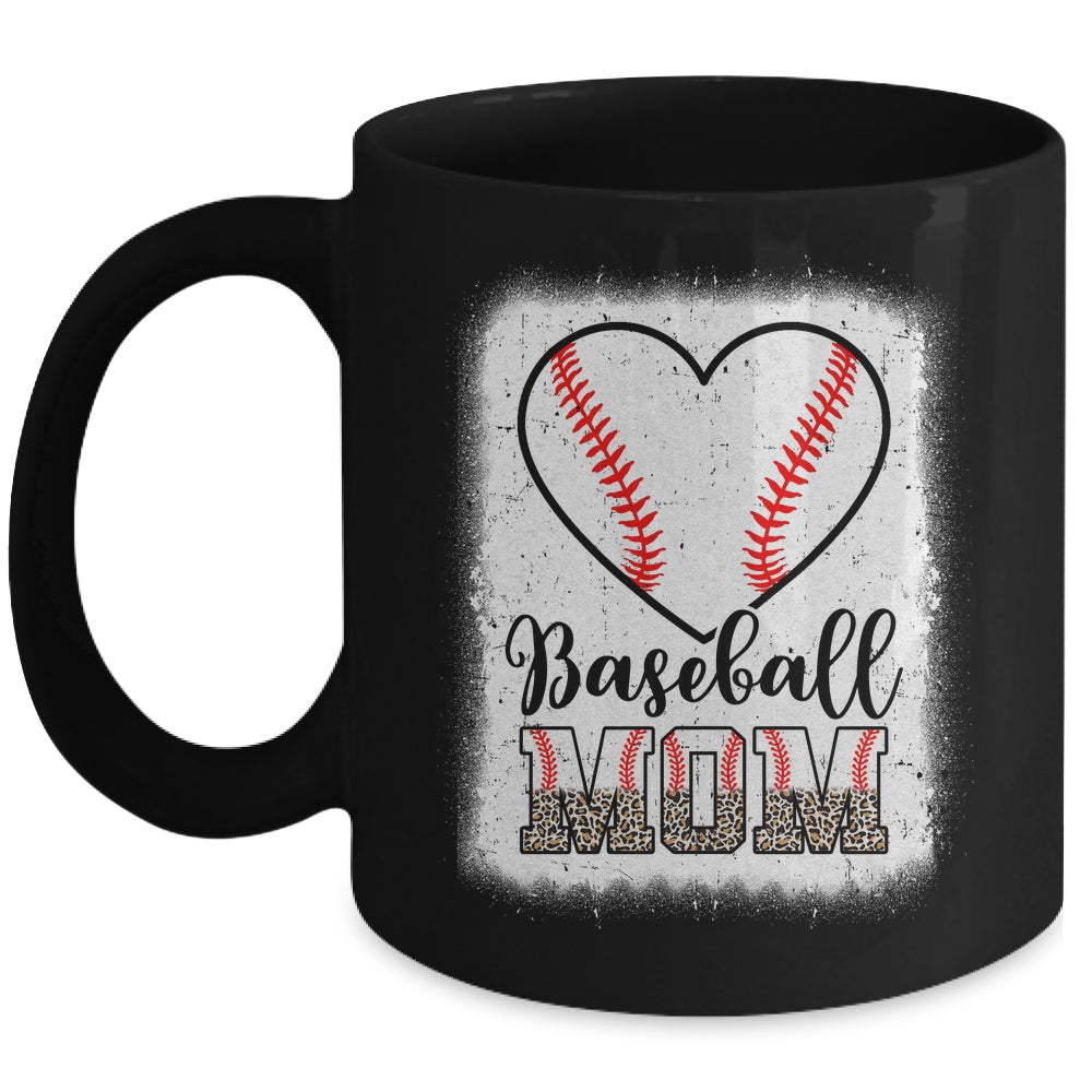 Baseball Mom Leopard Mothers Day Mom Mug | siriusteestore