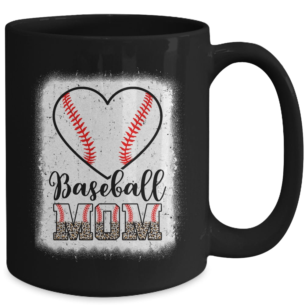 Baseball Mom Leopard Mothers Day Mom Mug | siriusteestore