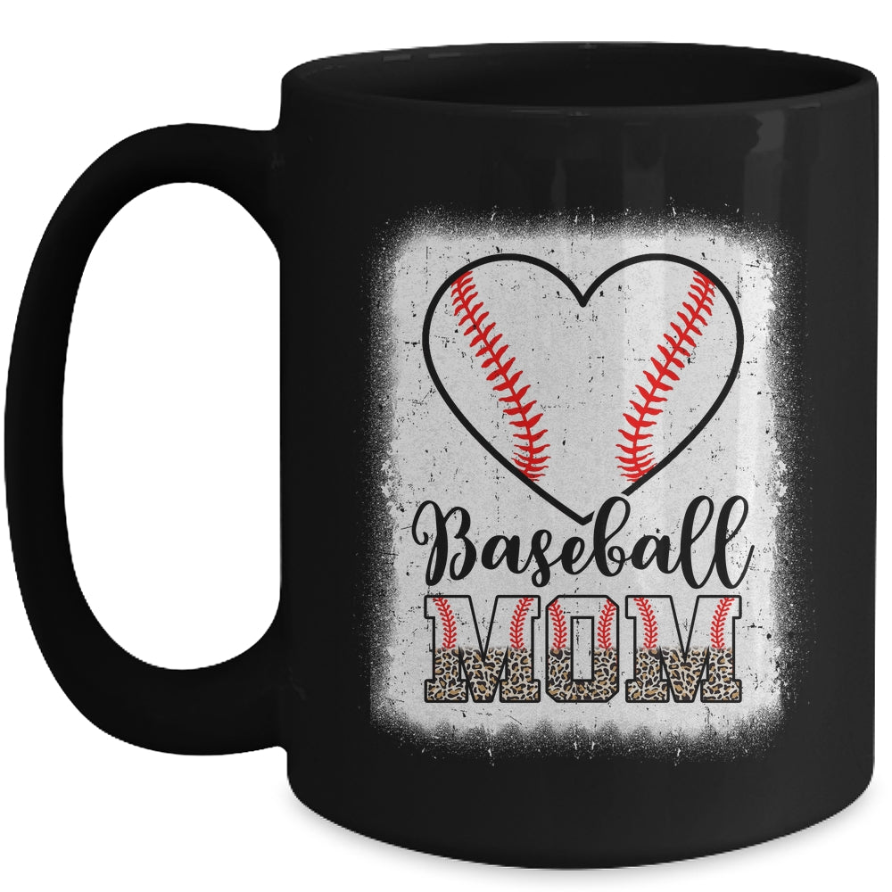 Baseball Mom Leopard Mothers Day Mom Mug | siriusteestore