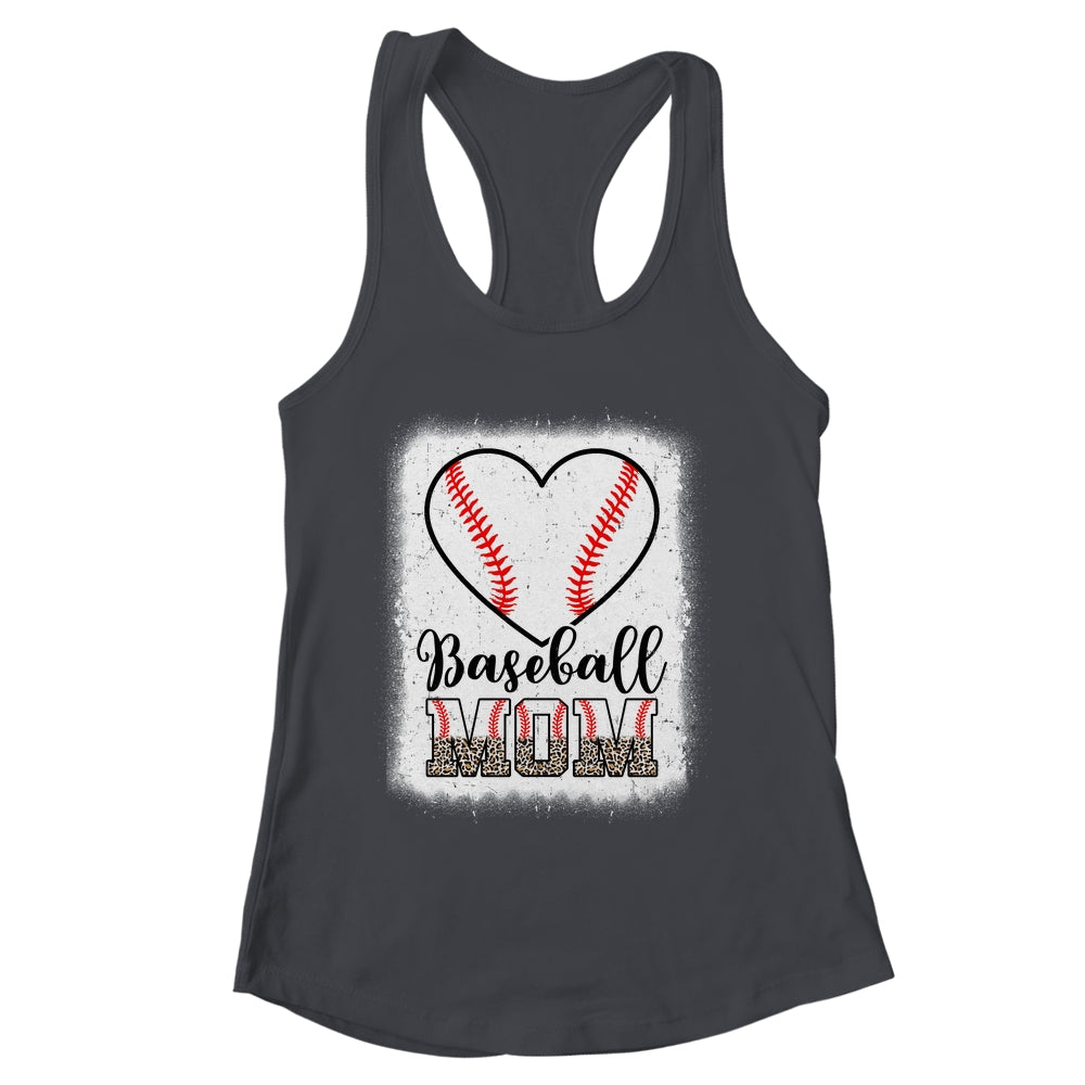 Baseball Mom Leopard Mothers Day Mom Shirt & Tank Top | siriusteestore