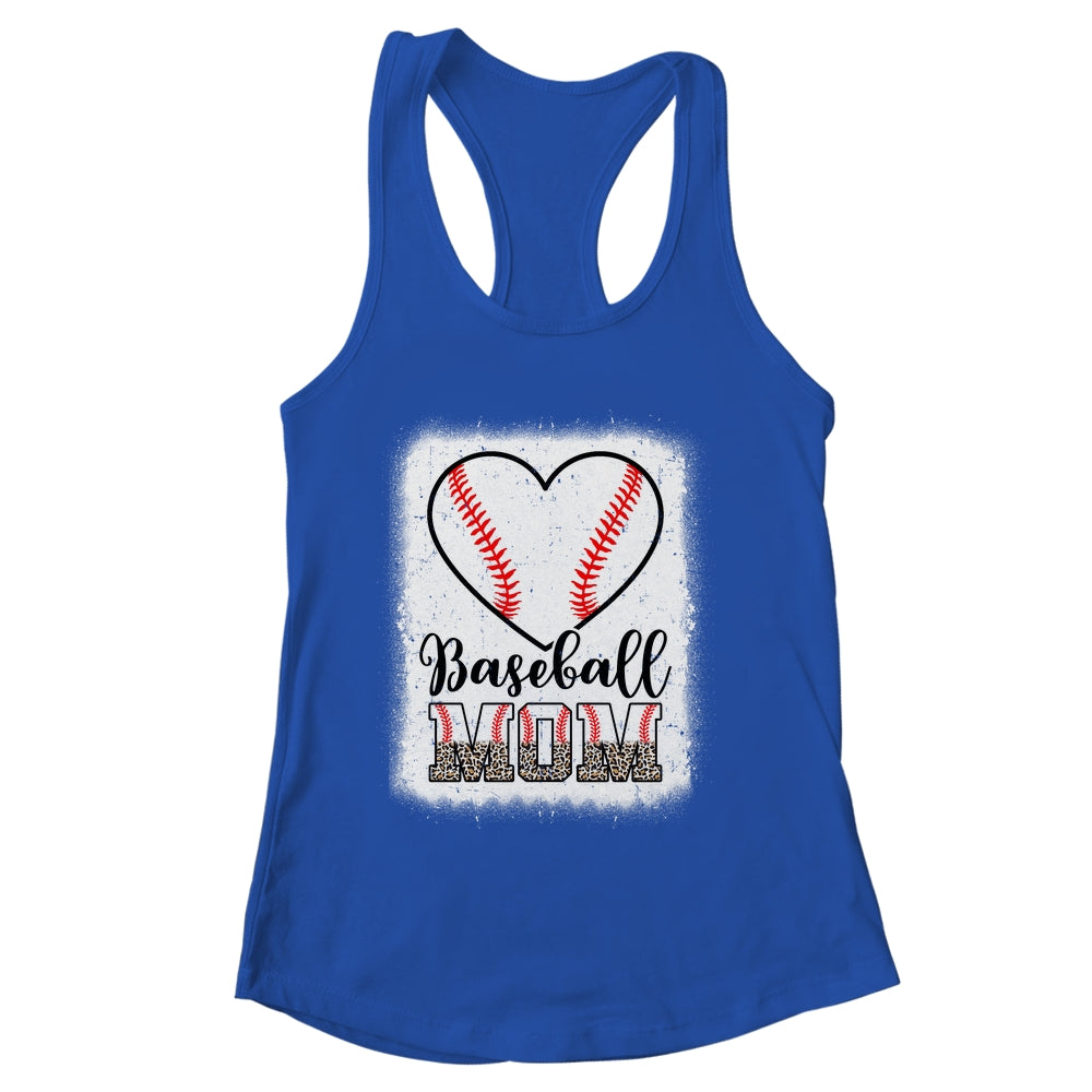 Baseball Mom Leopard Mothers Day Mom Shirt & Tank Top | siriusteestore