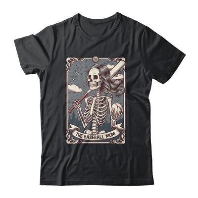 Baseball Mom Tarot Card Skeleton Baseball Mama Mothers Day Shirt & Tank Top | siriusteestore