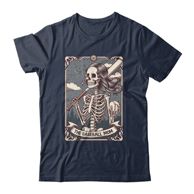 Baseball Mom Tarot Card Skeleton Baseball Mama Mothers Day Shirt & Tank Top | siriusteestore