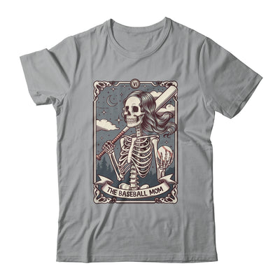 Baseball Mom Tarot Card Skeleton Baseball Mama Mothers Day Shirt & Tank Top | siriusteestore