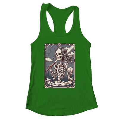 Baseball Mom Tarot Card Skeleton Baseball Mama Mothers Day Shirt & Tank Top | siriusteestore
