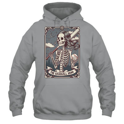 Baseball Mom Tarot Card Skeleton Baseball Mama Mothers Day Shirt & Tank Top | siriusteestore