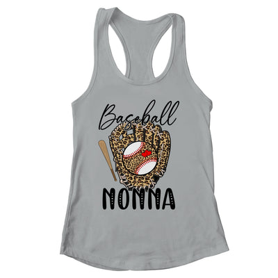 Baseball Nonna Leopard Game Day Women Lover Mothers Day Shirt & Tank Top | siriusteestore