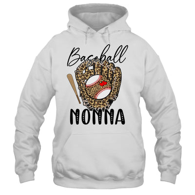 Baseball Nonna Leopard Game Day Women Lover Mothers Day Shirt & Tank Top | siriusteestore