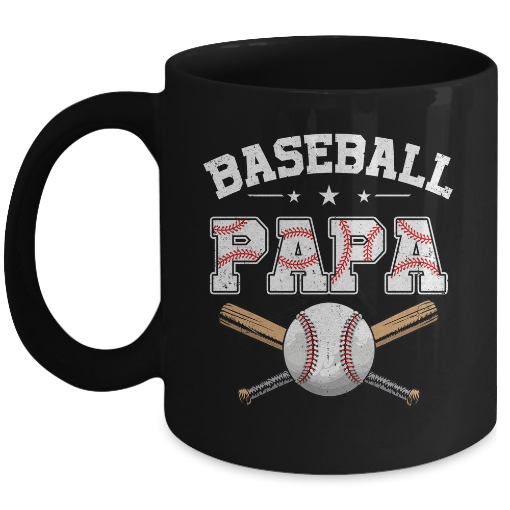 Baseball Papa For Fathers Day Baseball Lovers Mug | siriusteestore