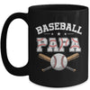 Baseball Papa For Fathers Day Baseball Lovers Mug | siriusteestore