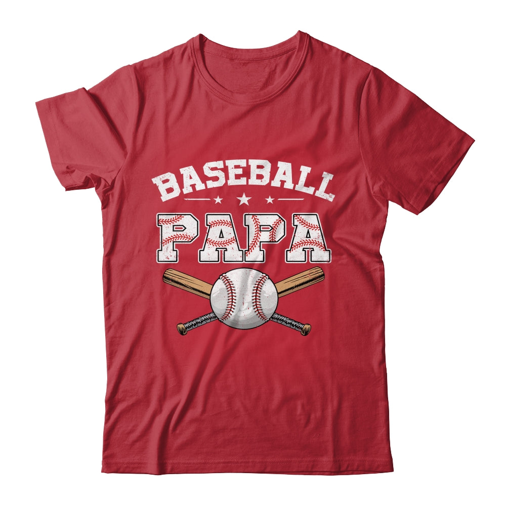 Baseball Papa For Fathers Day Baseball Lovers Shirt & Hoodie | siriusteestore