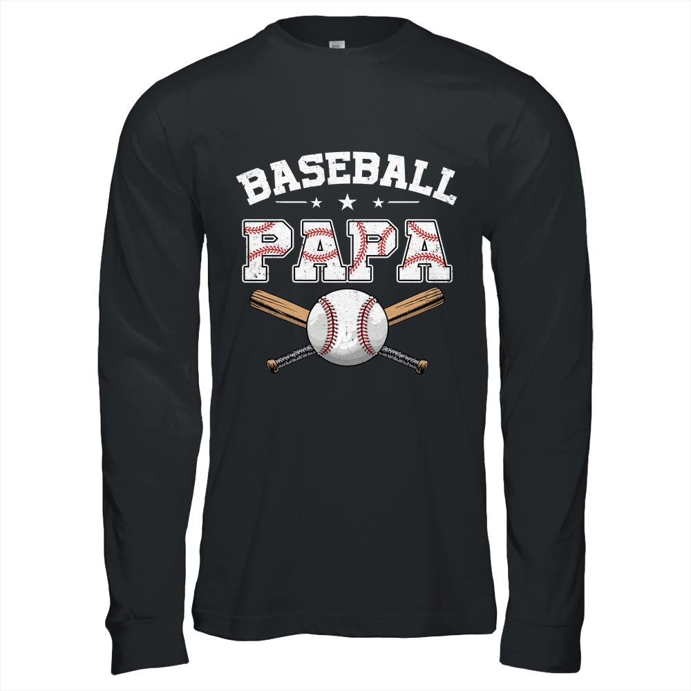 Baseball Papa For Fathers Day Baseball Lovers Shirt & Hoodie | siriusteestore