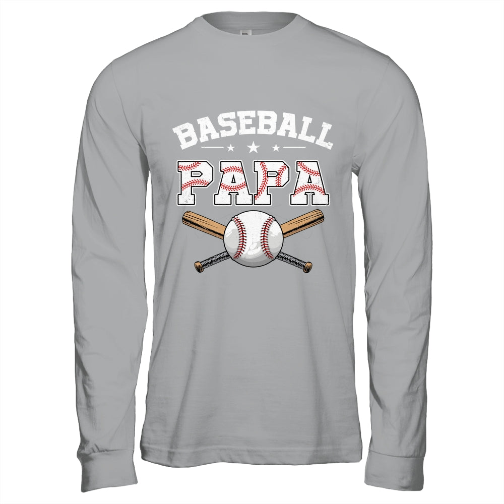 Baseball Papa For Fathers Day Baseball Lovers Shirt & Hoodie | siriusteestore