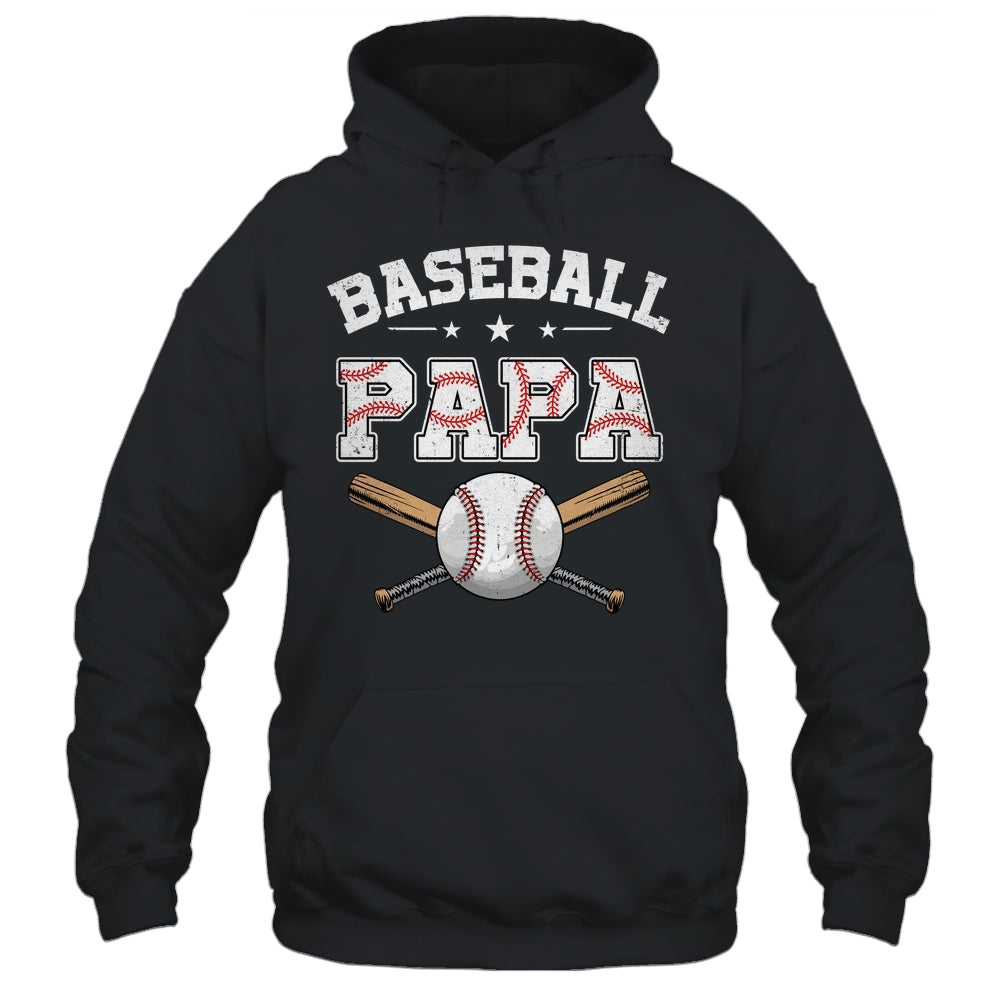 Baseball Papa For Fathers Day Baseball Lovers Shirt & Hoodie | siriusteestore