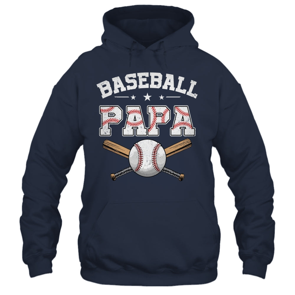 Baseball Papa For Fathers Day Baseball Lovers Shirt & Hoodie | siriusteestore