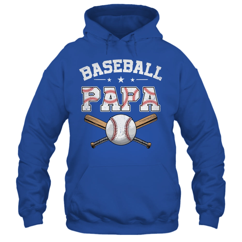 Baseball Papa For Fathers Day Baseball Lovers Shirt & Hoodie | siriusteestore