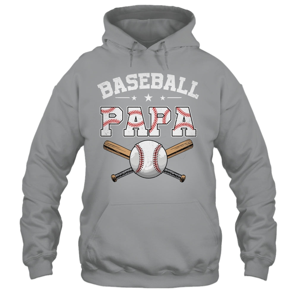 Baseball Papa For Fathers Day Baseball Lovers Shirt & Hoodie | siriusteestore