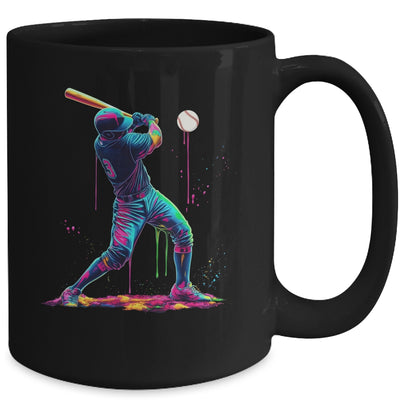 Baseball Player Sprinkles Drip Ice Cream Lover Men Women Mug | siriusteestore