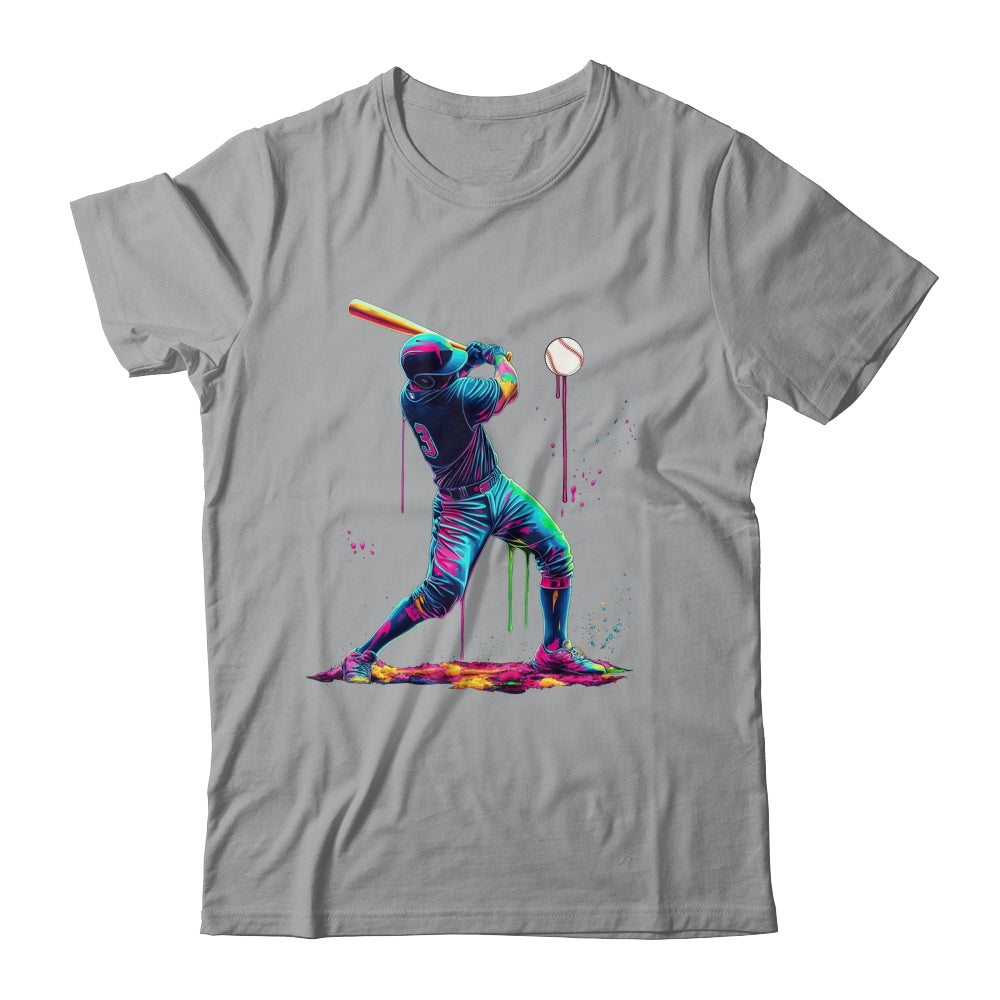 Baseball Player Sprinkles Drip Ice Cream Lover Men Women Shirt & Tank Top | siriusteestore