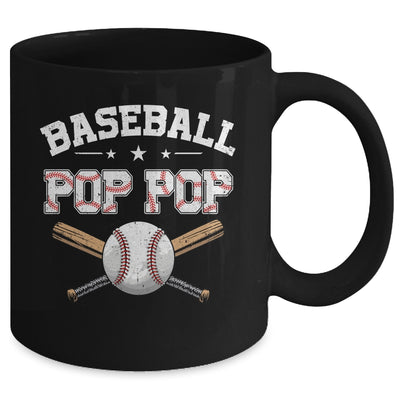 Baseball Pop Pop For Fathers Day Baseball Lovers Mug | siriusteestore