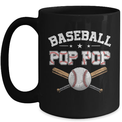 Baseball Pop Pop For Fathers Day Baseball Lovers Mug | siriusteestore