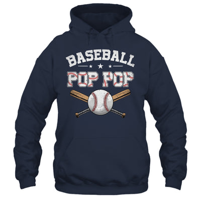 Baseball Pop Pop For Fathers Day Baseball Lovers Shirt & Hoodie | siriusteestore