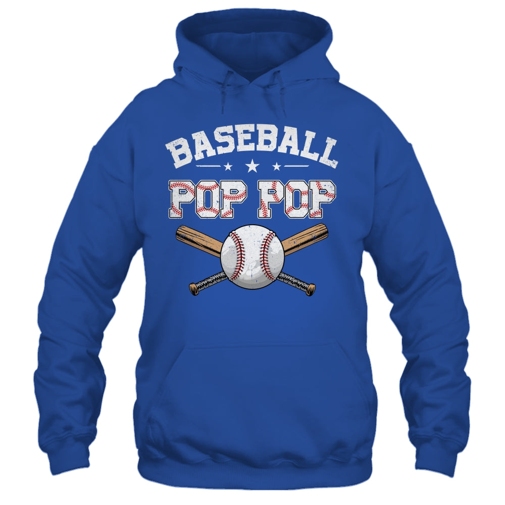 Baseball Pop Pop For Fathers Day Baseball Lovers Shirt & Hoodie | siriusteestore