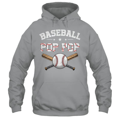 Baseball Pop Pop For Fathers Day Baseball Lovers Shirt & Hoodie | siriusteestore