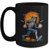 Baseball Skeleton Halloween Men Boys Baseball Spooky Season Mug | siriusteestore