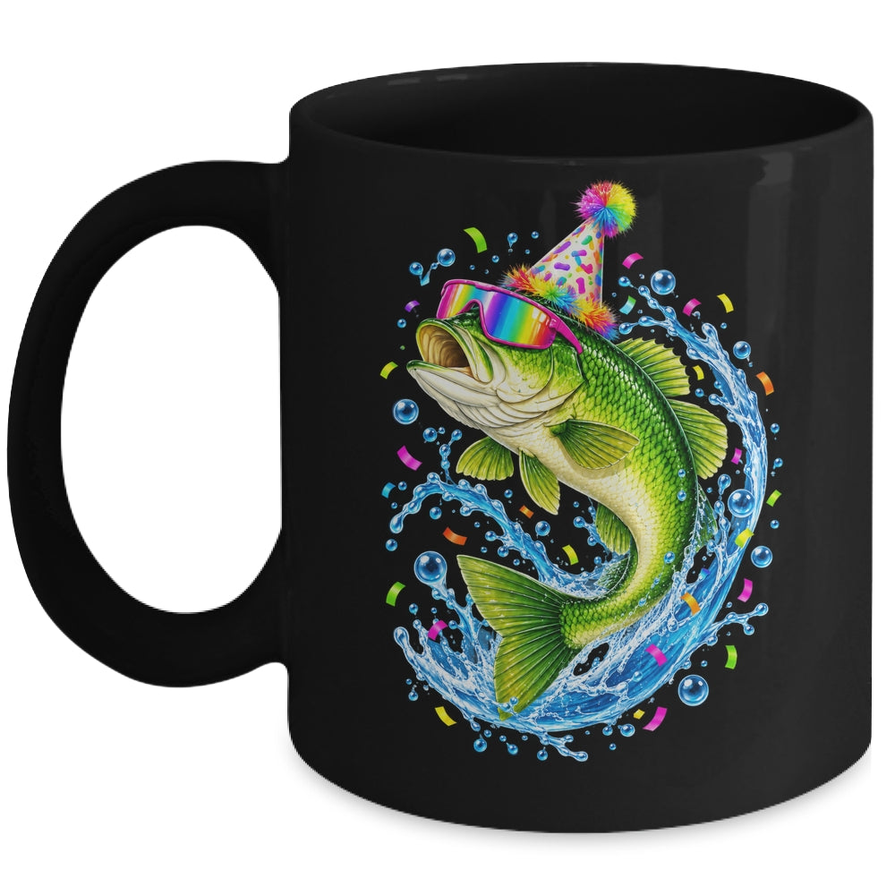 Bass Fish Freshwater Birthday Fishing Birthday Funny Men Mug | siriusteestore