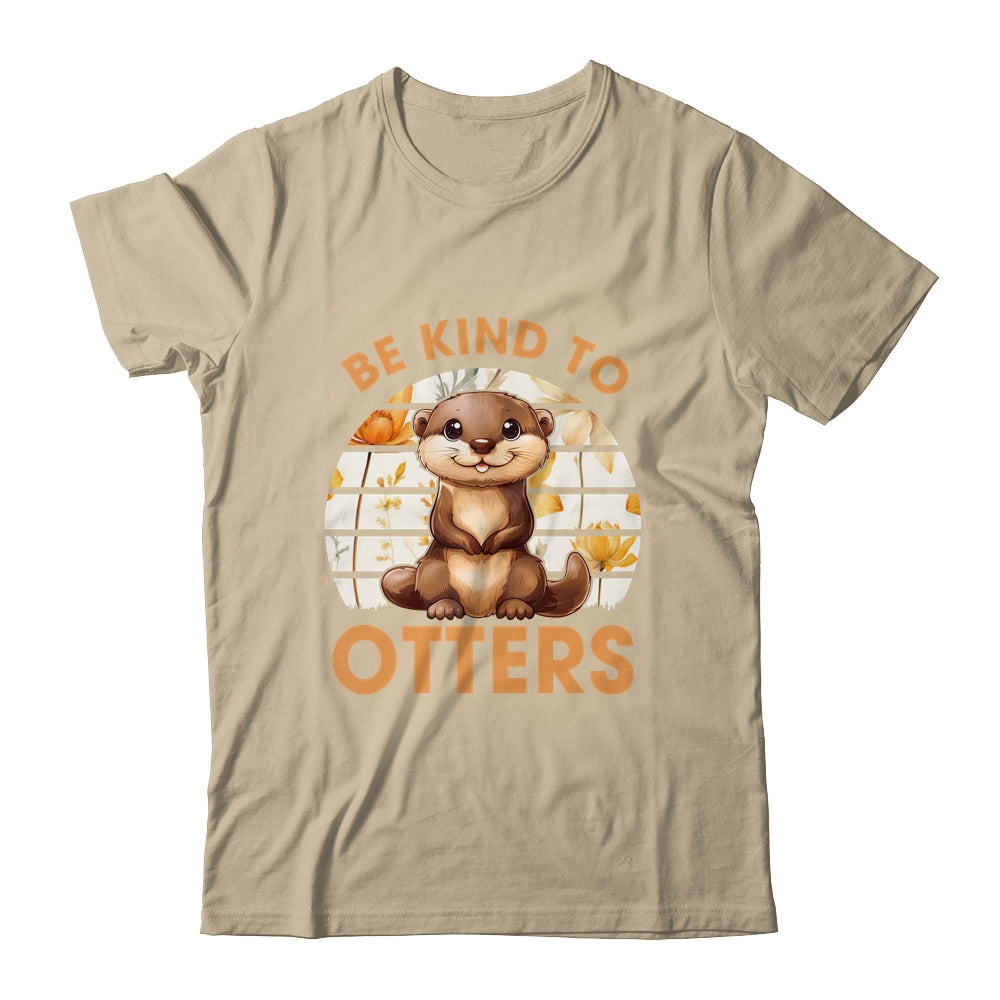 Be Kind To Otters For Kids Girls For Otter's Day Otter Lover Shirt & Tank Top | siriusteestore