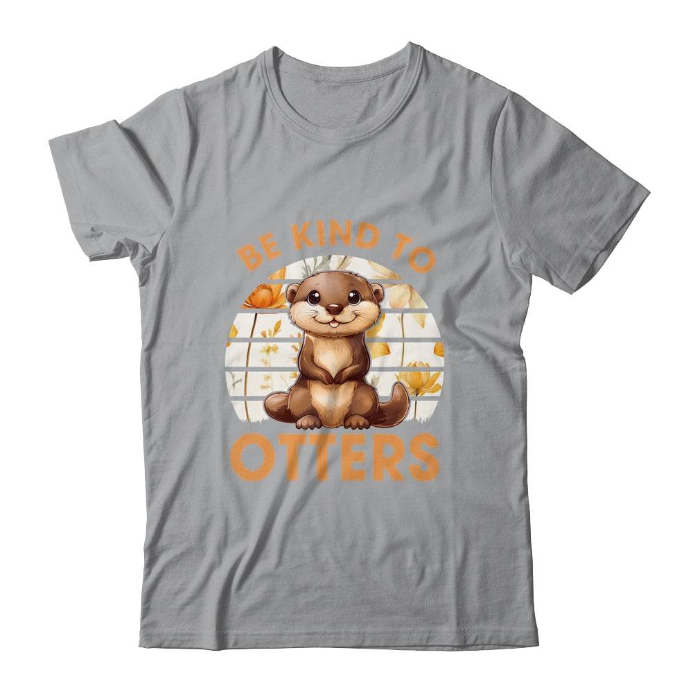Be Kind To Otters For Kids Girls For Otter's Day Otter Lover Shirt & Tank Top | siriusteestore