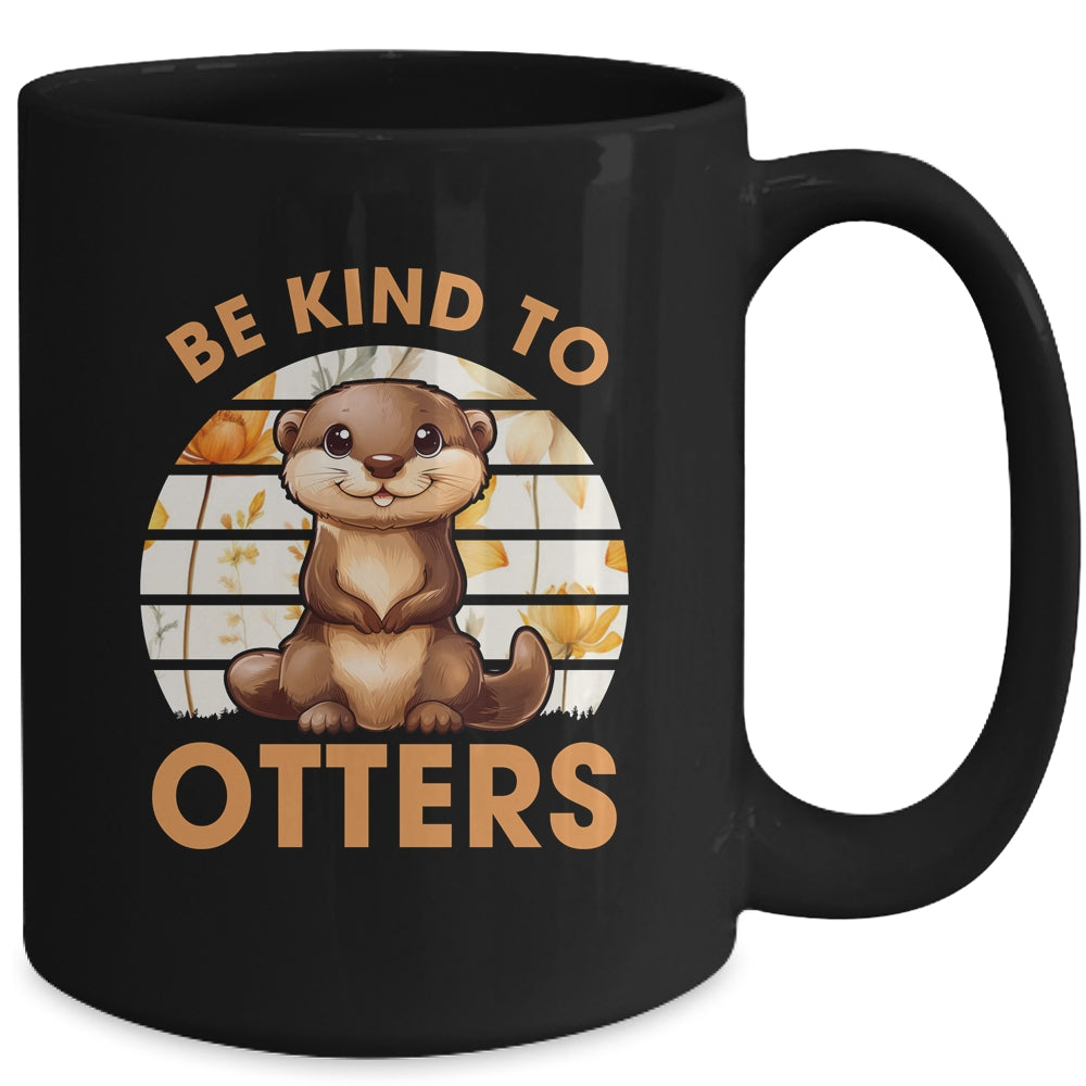 Be Kind To Otters For Kids Girls For Otter's Day Otter Lover Mug | siriusteestore