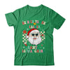 Be Nice To The Teacher Santa Is Watching Christmas Groovy Shirt & Sweatshirt | siriusteestore
