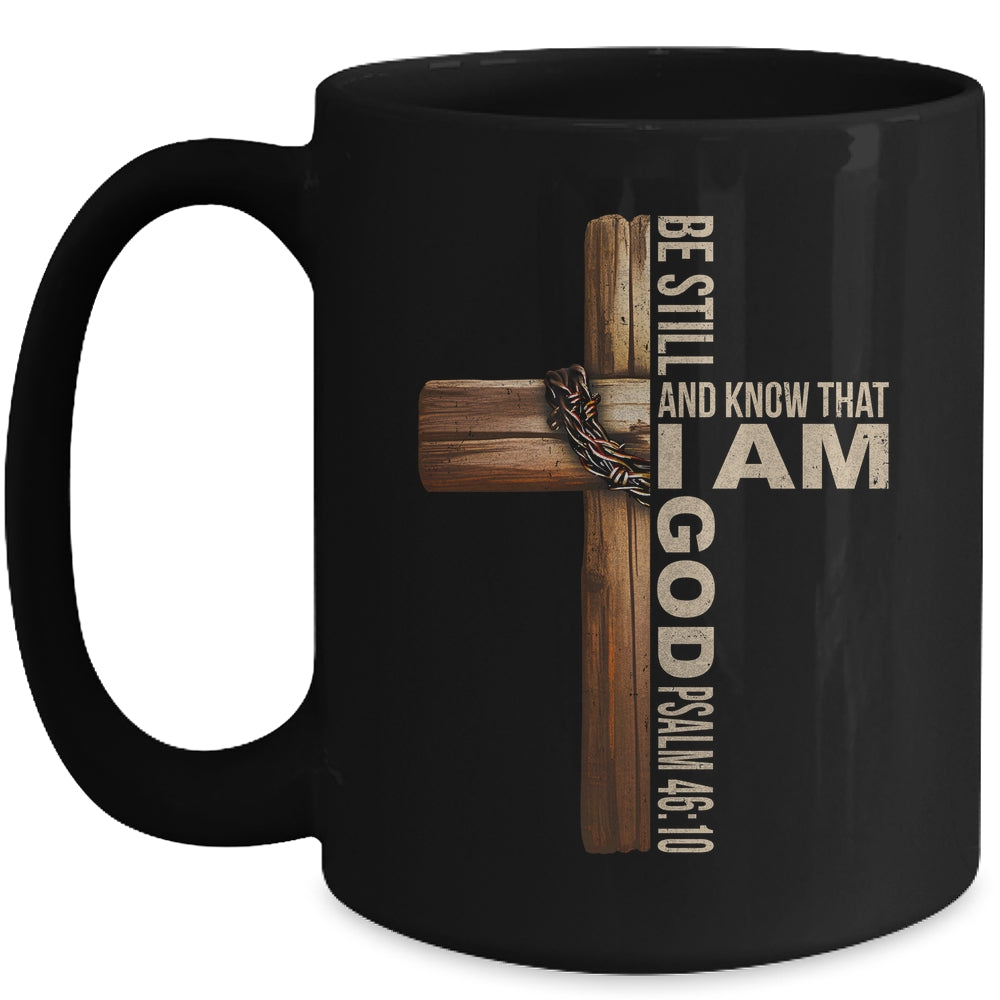 Be Still And Know God Christian Bible Verse Faith Men Women Mug | siriusteestore