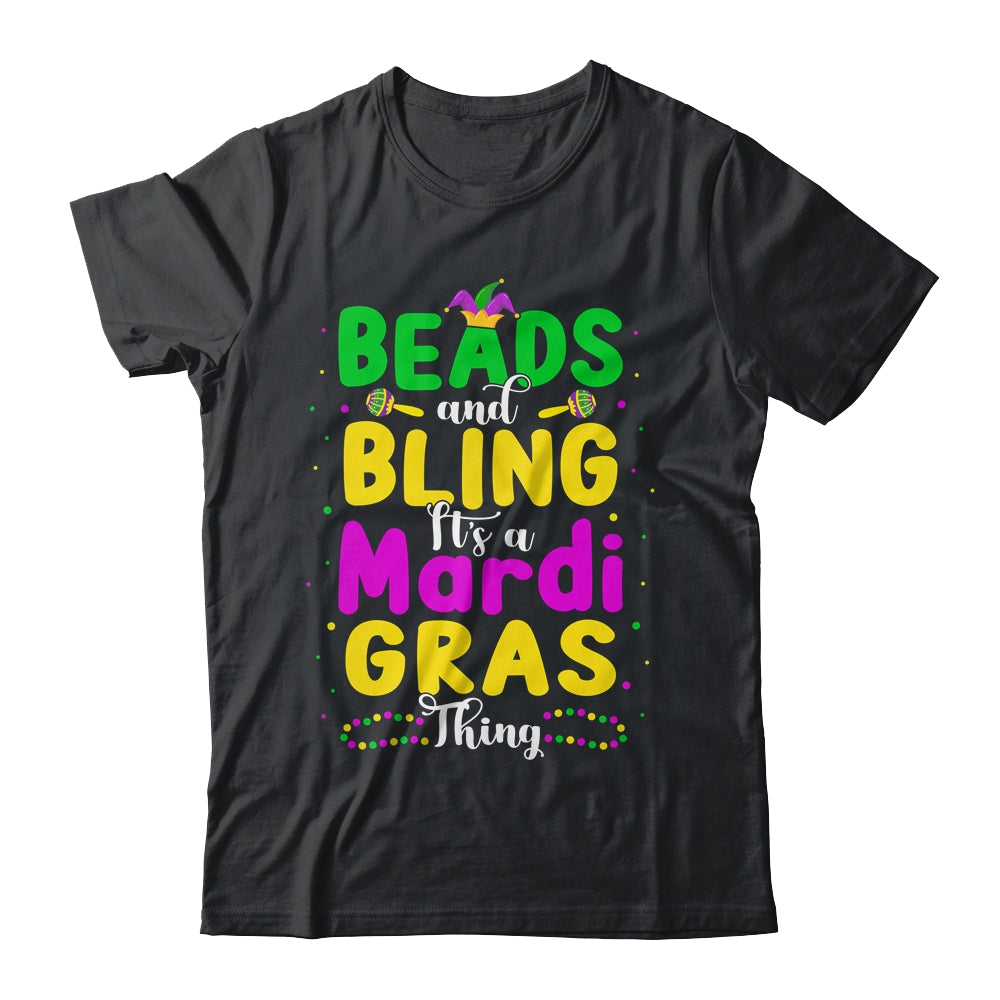 Beads And Bling Its A Mardi Gras Thing Men Women Girls Shirt & Tank Top | siriusteestore