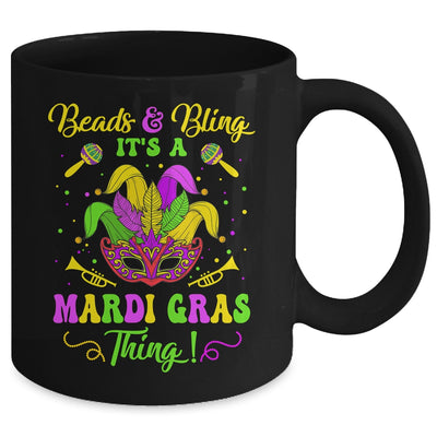 Beads And Bling Its A Mardi Gras Thing Women Girls Mug | siriusteestore