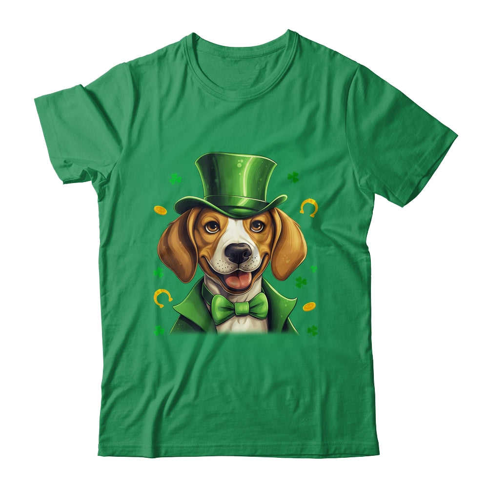 Beagle St Patricks Day Leprechaun Shamrock Irish Shirt & Hoodie | siriusteestore