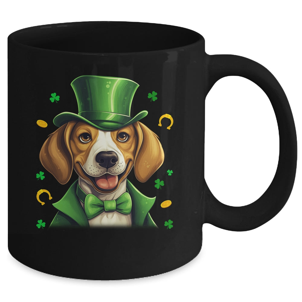 Beagle St Patricks Day Leprechaun Shamrock Irish Mug | siriusteestore
