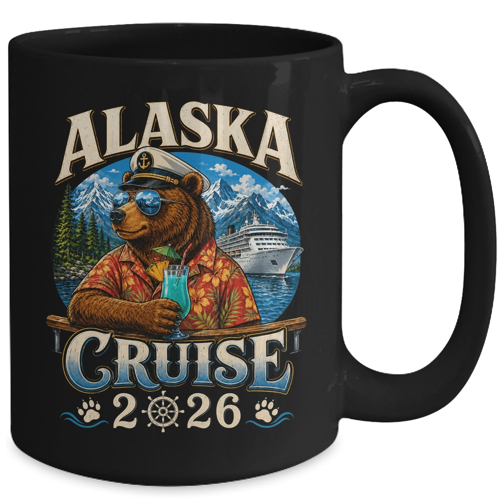 Bear Alaska Cruise 2026 Matching Family Summer Vacation Trip Mug | siriusteestore